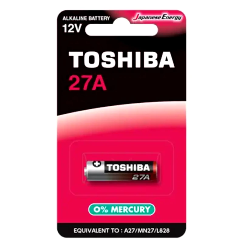 TOSHIBA Toshiba Αλκαλική Μπαταρία 27A 1.5V 1τμχ