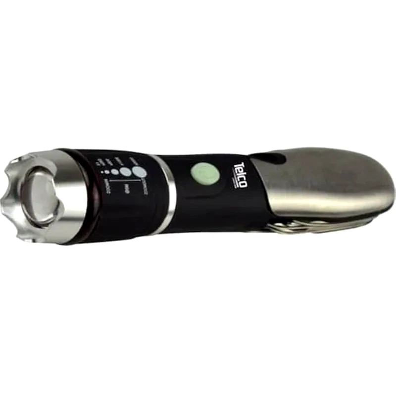 TELCO RL-FL01 Φακός - Πολυεργαλείο Black / Silver