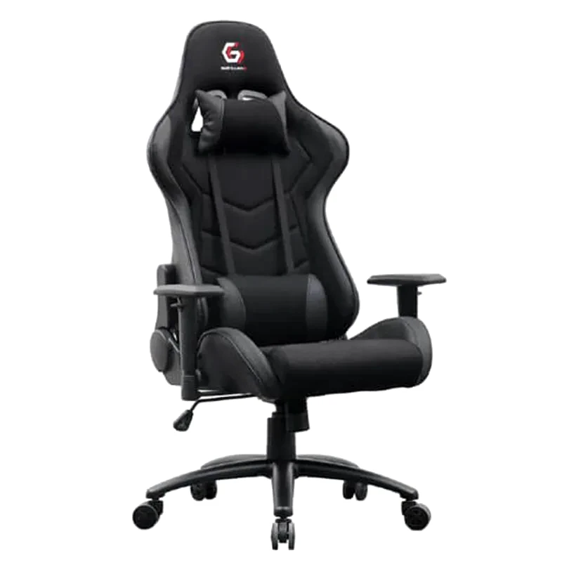 GEMBIRD Καρέκλα Gaming Gembird GC-01 από Τεχνητό Δέρμα - Μαύρη/Γκρι