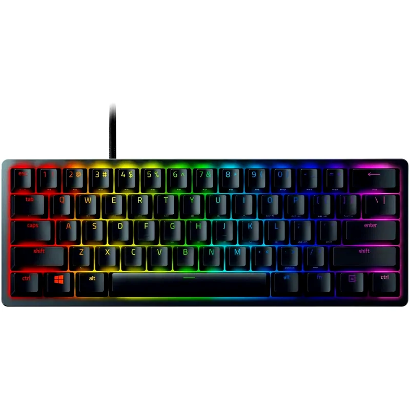 RAZER Razer Huntsman Mini Gaming Μηχανικό Πληκτρολόγιο 60% με Razer Linear διακόπτες και RGB φωτισμό (US)