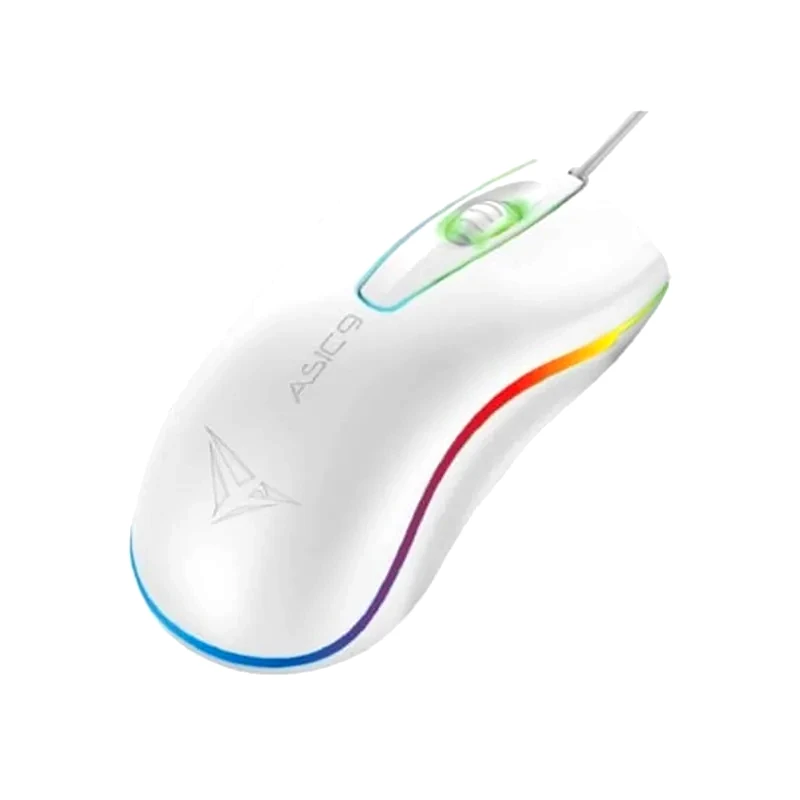 ALCATROZ Alcatroz Asic 9 RGB FX Gaming Ενσύρματο Ποντίκι Λευκό