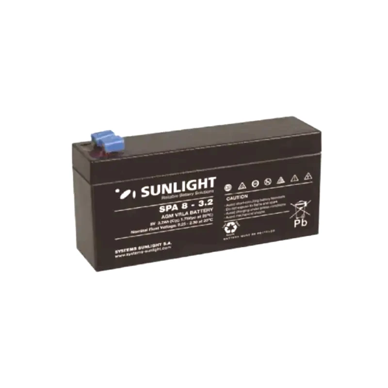 SUNLIGHT Sunlight Μπαταρία VRLA SPA8 3.2A 8V 1τμχ