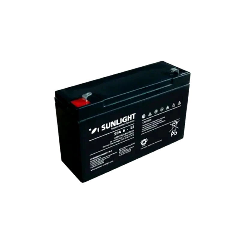 SUNLIGHT Μπαταρία VRLA Sunlight SPA6 12V 1τμχ