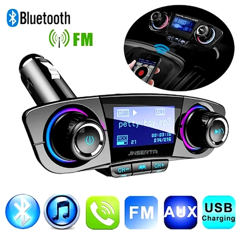 OEM Bluetooth Fm Transmitter Mp3 Player Αυτοκινήτου Με Οθόνη Led Bt06