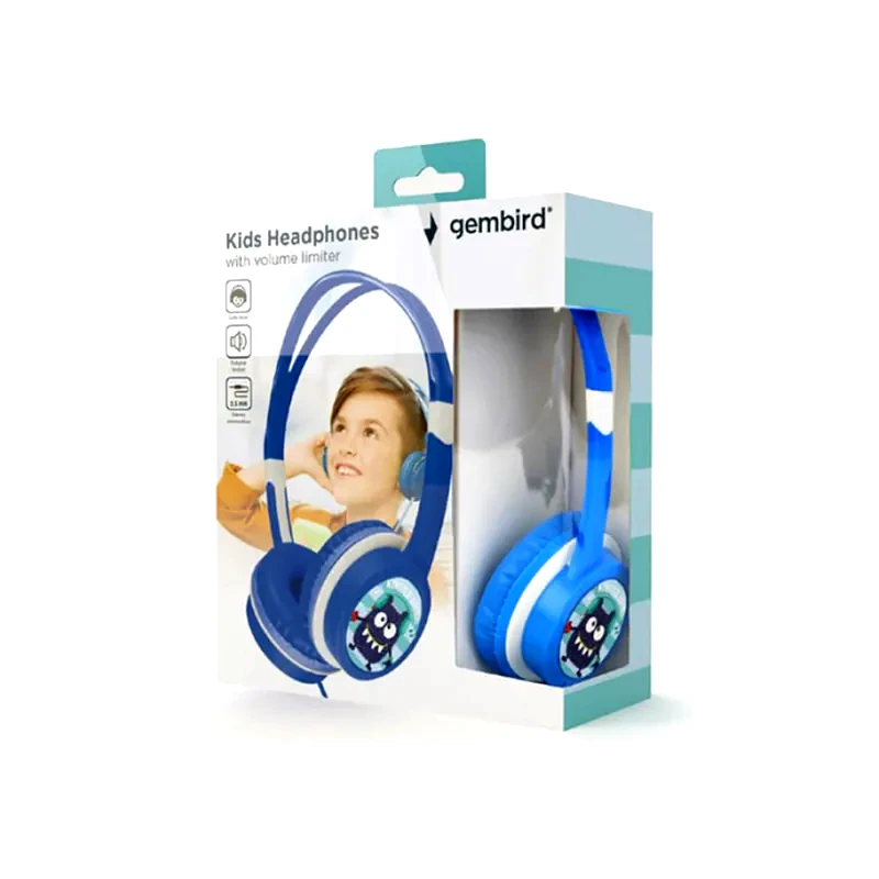 GEMBIRD Ακουστικά Headset Gembird Kids MHP-JR Μπλε Ακουστικά Κεφαλής