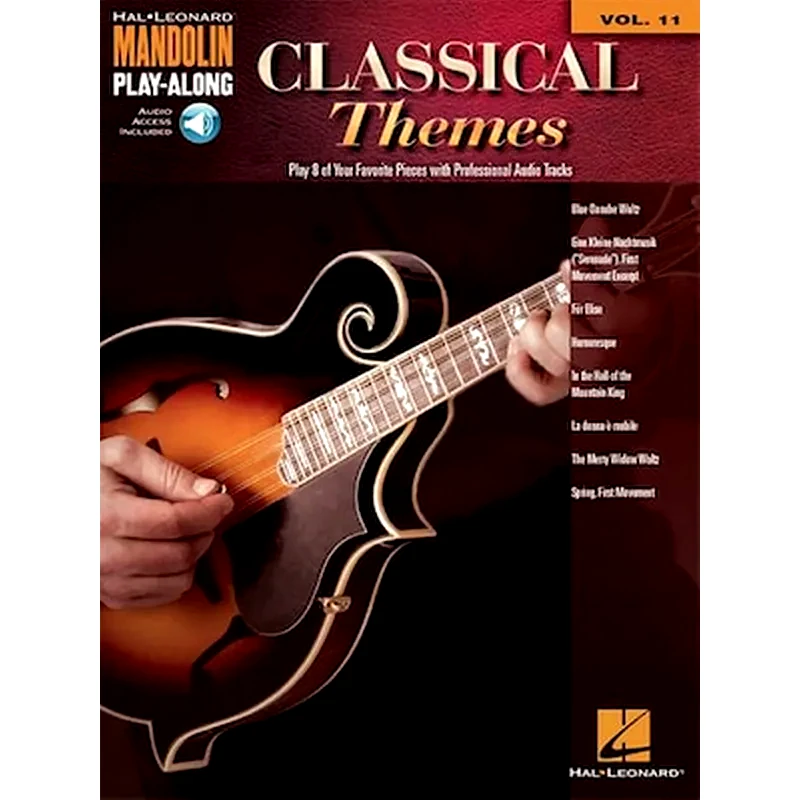 HAL LEONARD Βιβλίο Για Μαντολίνο Hal Leonard Mandolin Play Along Vol.11 - Classical Themes