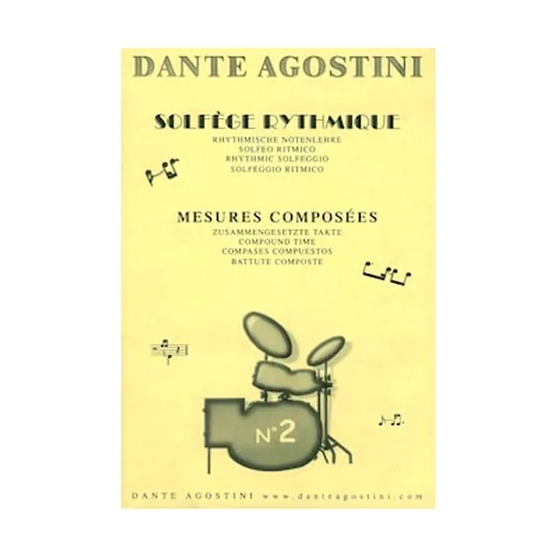 DANTE AGOSTINI Βιβλίο Ρυθμικής Αγωγής Dante Agostini Solfege Rythmique, Vol.2
