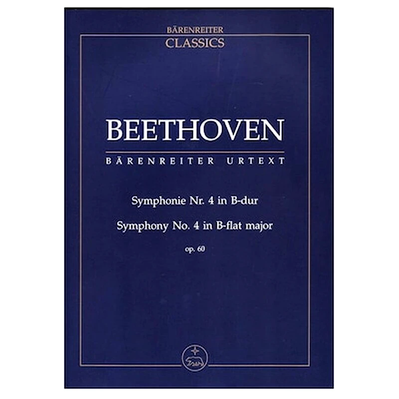BARENREITER Βιβλίο Για Σύνολα Barenreiter Beethoven - Symphony Nr.4 In Bb Major Op.60 [pocket Score]