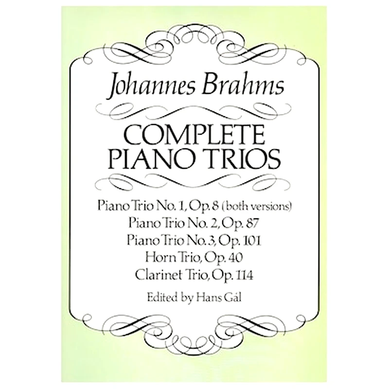 DOVER PUBLICATIONS Βιβλίο Για Σύνολα Dover Publications Brahms - Complete Piano Trios