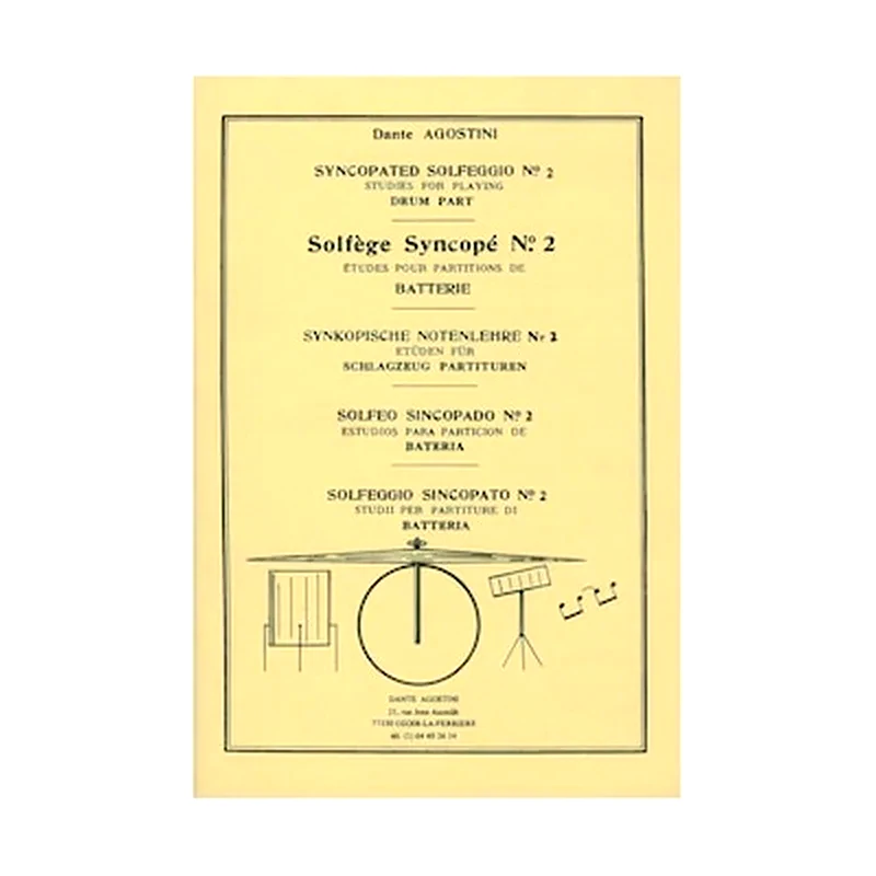 DANTE AGOSTINI Βιβλίο Ρυθμικής Αγωγής Dante Agostini Solfege Syncope, Vol.2