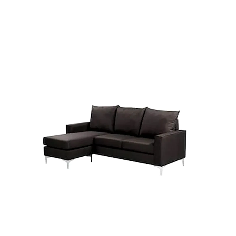 WOODWELL Γωνιακός Καναπές Woodwell Avant Ε9684.2 192x127cm - Καφέ