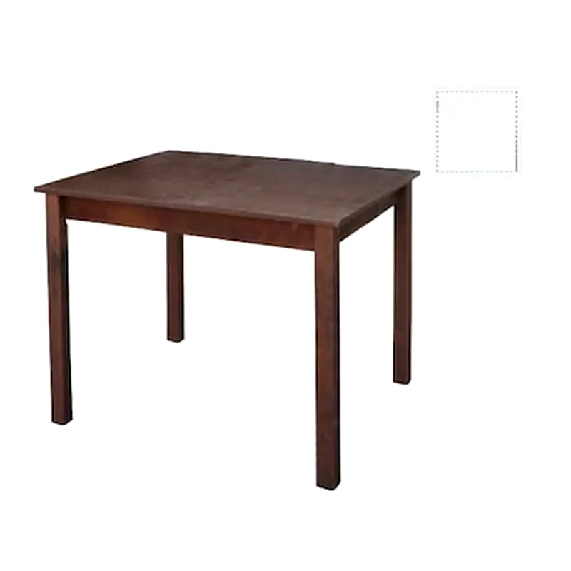 WOODWELL Τραπέζι Ταβέρνας 80x120 Επιφάνεια Κπ Εμποτισμένο Λευκό Λυόμενο C9583
