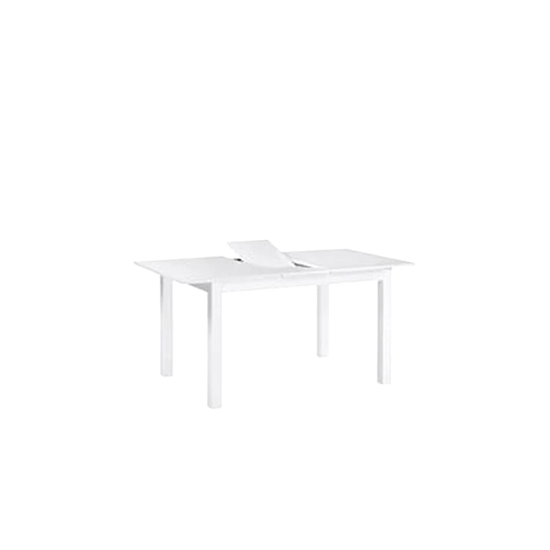 WOODWELL Miller Τραπέζι 120 30 X80cm Επεκτεινόμενο Άσπρο C56144