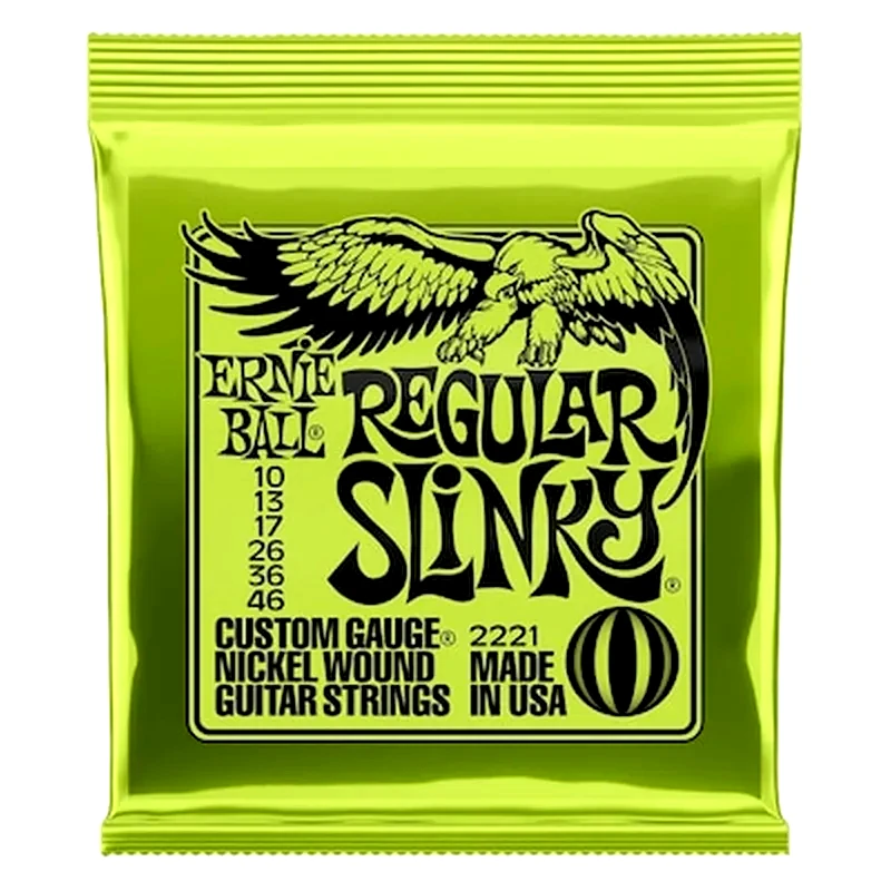 ERNIE BALL Σετ 6 Χορδές Ηλεκτρικής Κιθάρας Ernie Ball Regular Slinky 010-046