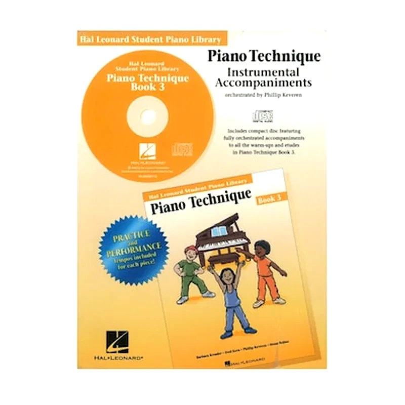 HAL LEONARD Hal Leonard Student Piano Library - Piano Technique, Book 3 (cd Accompaniment)