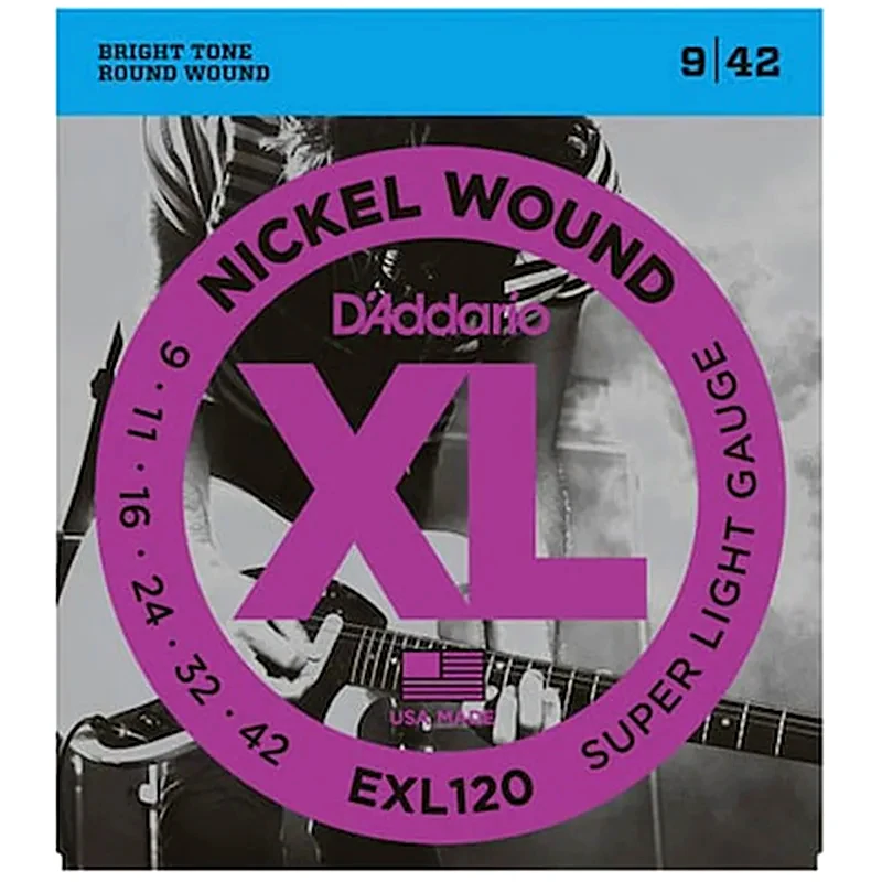 D'ADDARIO Σετ 6 Χορδές Ηλεκτρικής Κιθάρας Daddario Exl120 009-042