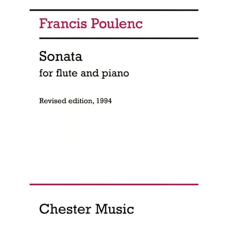 CHESTER MUSIC Poulenc - Sonata Flute - Piano
