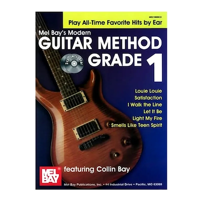MELBAY Collin Bay - Guitar Method Grade 1, Play All-time Favorite Hits By Ear - 2 Cds