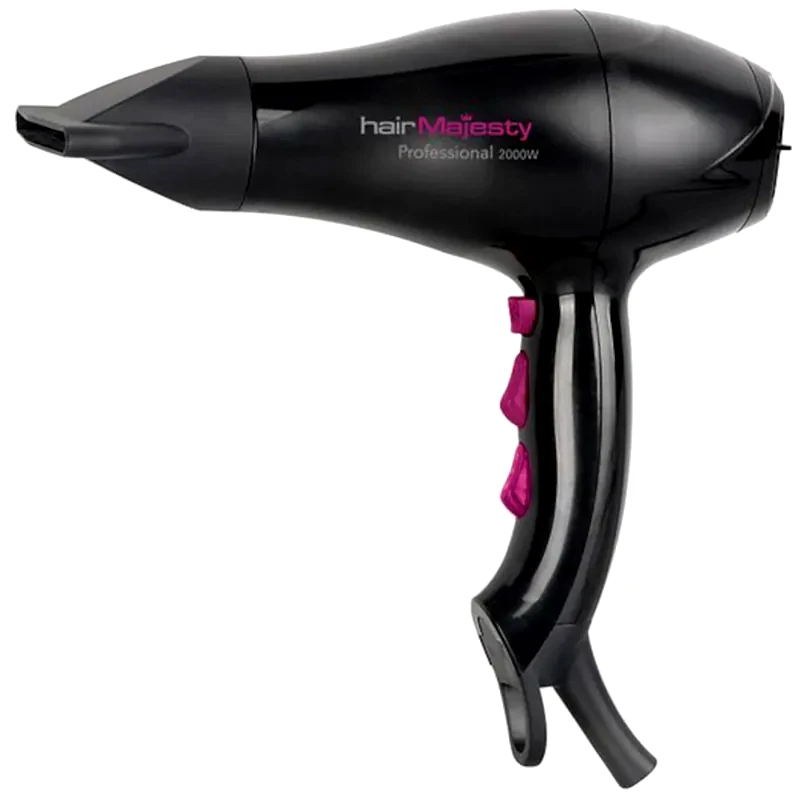 HAIR MAJESTY Σεσουάρ Μαλλιών HAIR MAJESTY HM-5021 2000 W Μαύρο