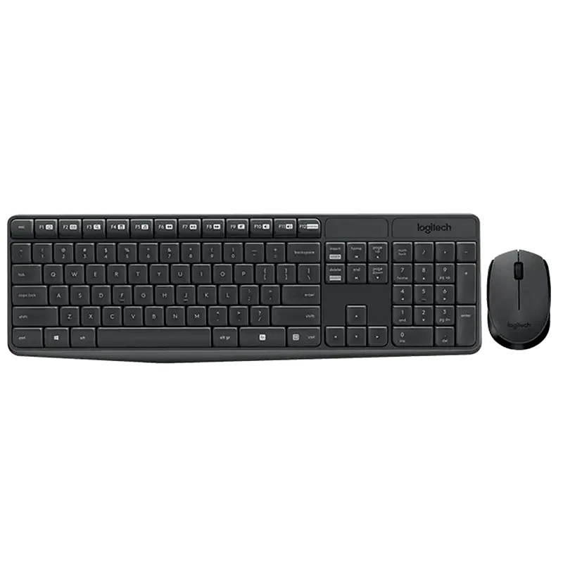 LOGITECH Logitech Wireless Combo MK235 Ασύρματο Σετ Πληκτρολόγιο Ποντίκι (GR)