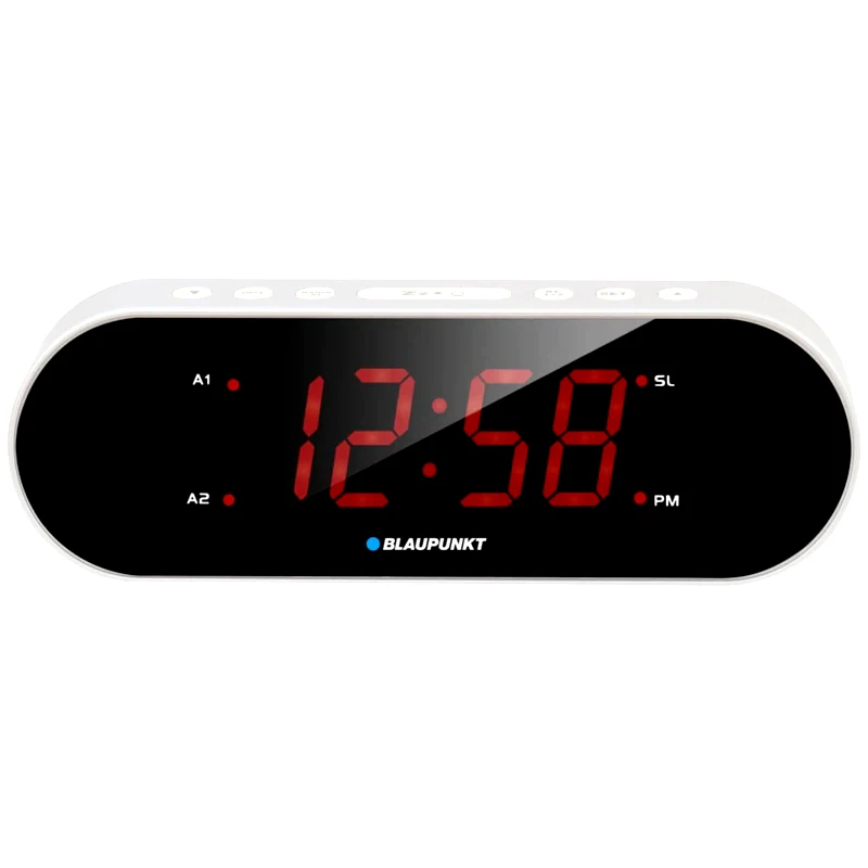 BLAUPUNKT Ψηφιακό Ρολόι Blaupunkt CR6SL Επιτραπέζιο 19.8x3.9x6.6 cm - Μαύρο