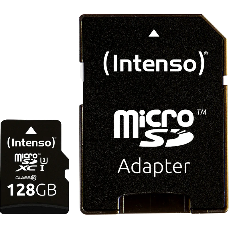 INTENSO Intenso Professional microSDXC 128GB Class 10 U3 UHS-I με αντάπτορα