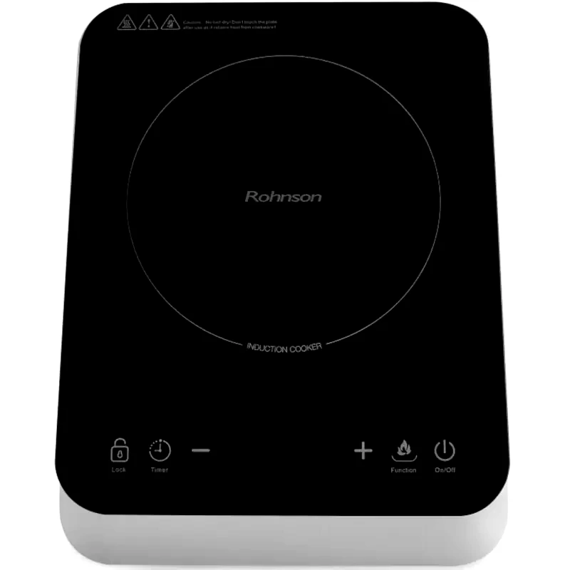 ROHNSON ROHNSON R-2450 2000 W Μονή Μαύρη Επαγωγική Επιτραπέζια Εστία