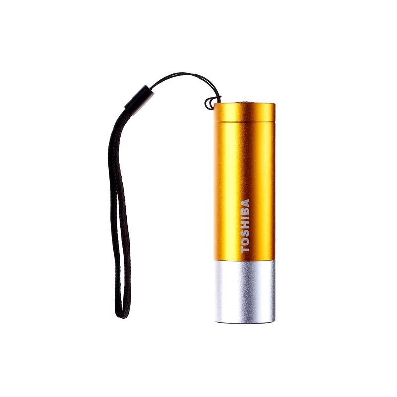 TOSHIBA Φακός Ταξιδιού Led - Toshiba Mini Torch DB-12 Χρυσό