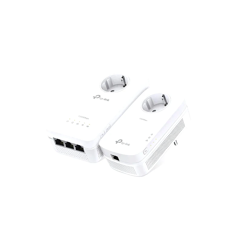 TP-LINK TP-Link TL-WPA8631P KIT AV1300 Powerline Διπλό Kit Ασύρματη Σύνδεση Passthrough έως 1300Mbps με WiFi 6 και 1 Θύρα Ethernet