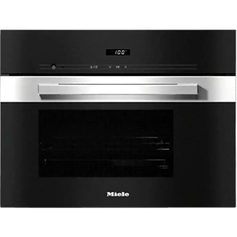 MIELE MIELE DG 2840 CleanSteel 40 Lt Inox Εντοιχιζόμενος Φούρνος Άνω Πάγκου