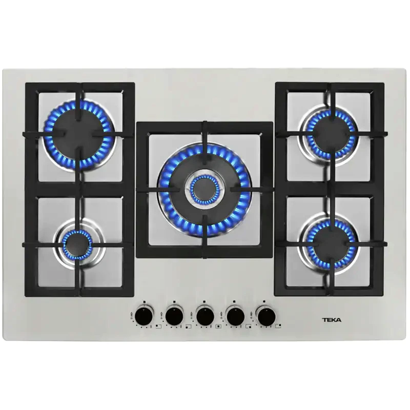 TEKA TEKA EFX 70.1 5G AI AL DR 75 cm Inox Εστία Αερίου Αυτόνομη