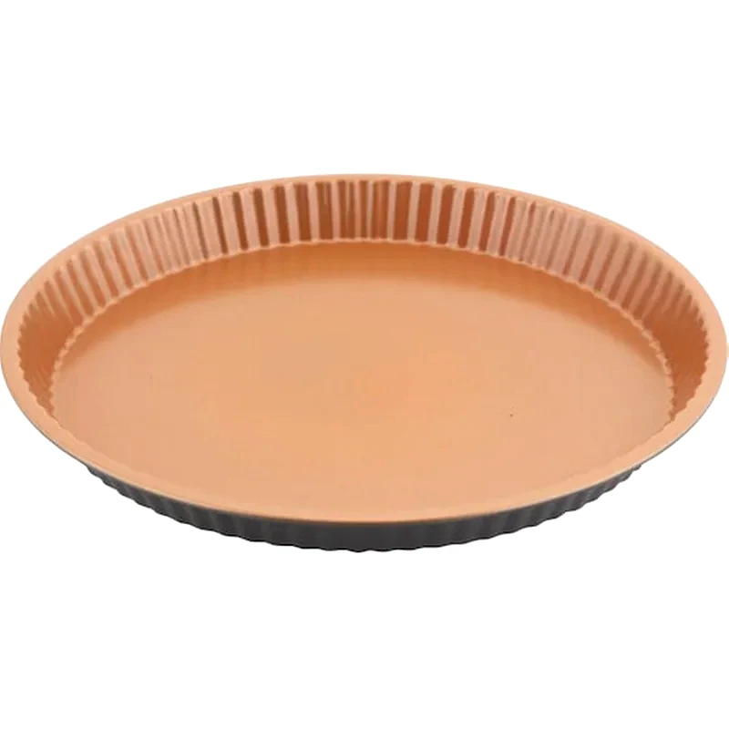 LAMART Φόρμα Ζαχαροπλαστικής Lamart Copper 31x3 cm - Kαφέ
