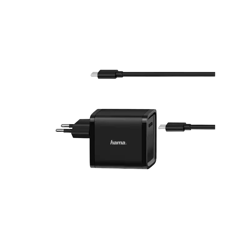 HAMA Φορτιστής Laptop Universal - Hama 200005 Type-C 5-20V 45W - Black