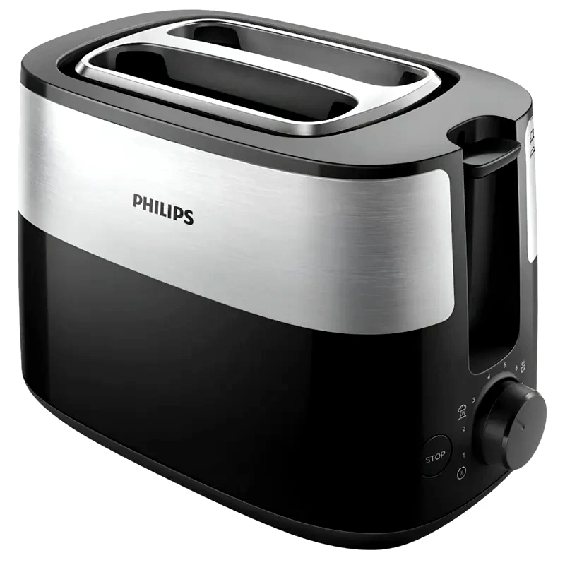 PHILIPS PHILIPS HD2516/90 2 Θέσεων 830W Μαύρο Φρυγανιέρα