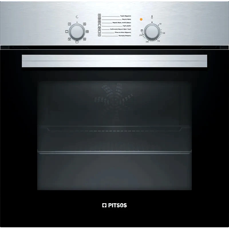 PITSOS PITSOS PH00M00X1 66 Lt Inox Εντοιχιζόμενος Φούρνος Άνω Πάγκου