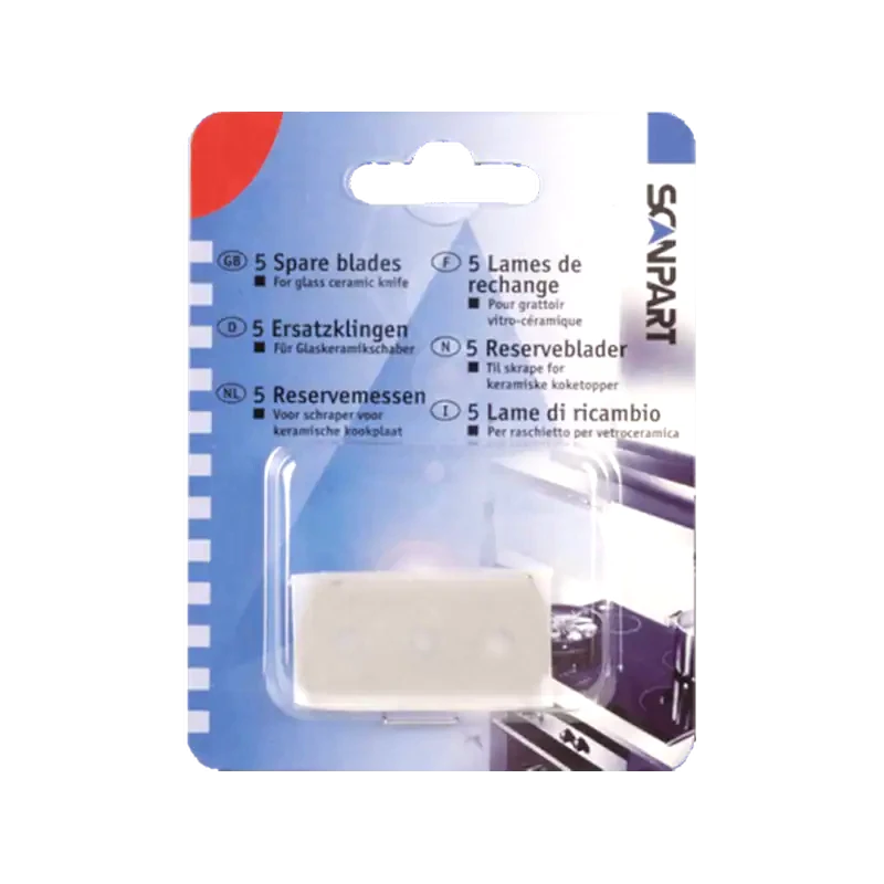 SCANPART Ανταλλακτικές λεπίδες για το υαλοκεραμικό μαχαίρι SCANPART 1100000018 - Λευκό