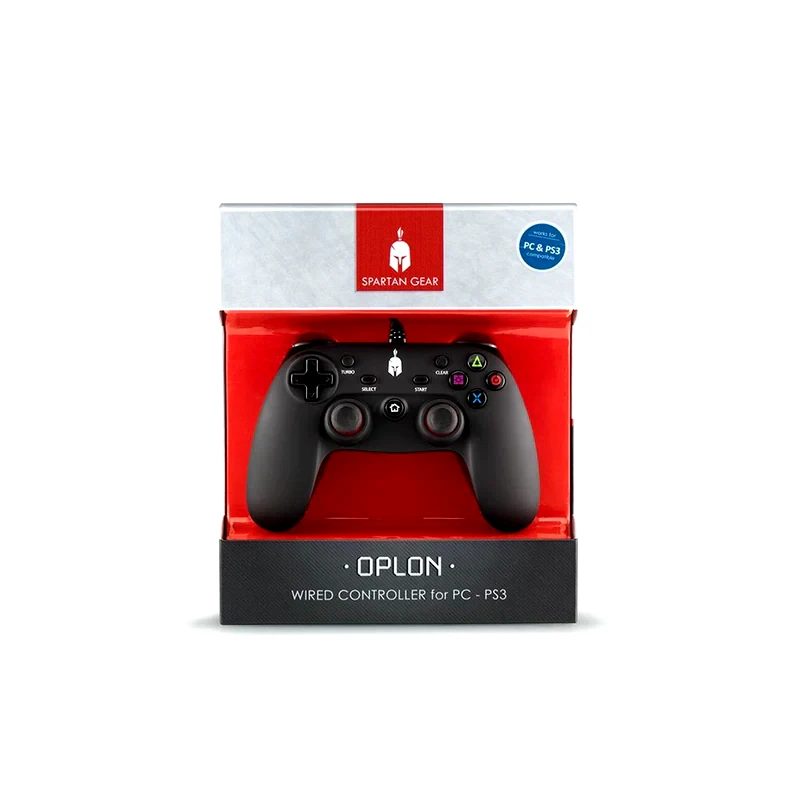 SPARTAN GEAR Spartan Gear Oplon Wired Controller - Χειριστήριο PS3/PC Μαύρο
