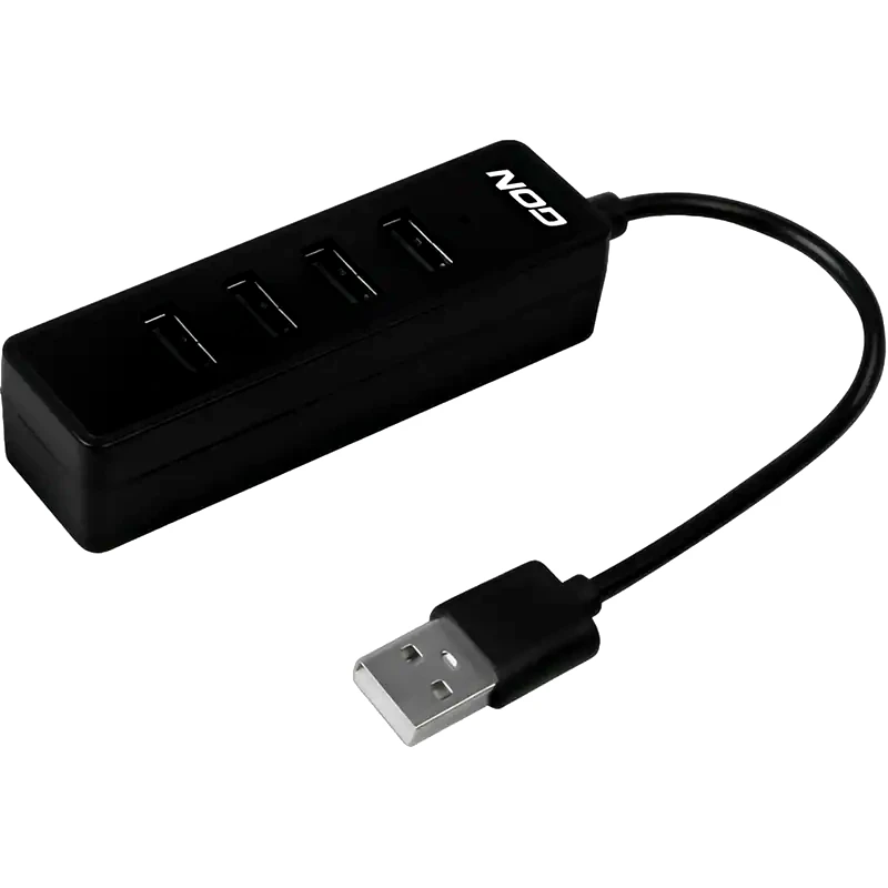 NOD Nod 141-0167 USB Hub 4-Port USB 2.0 συμβατό με USB-A