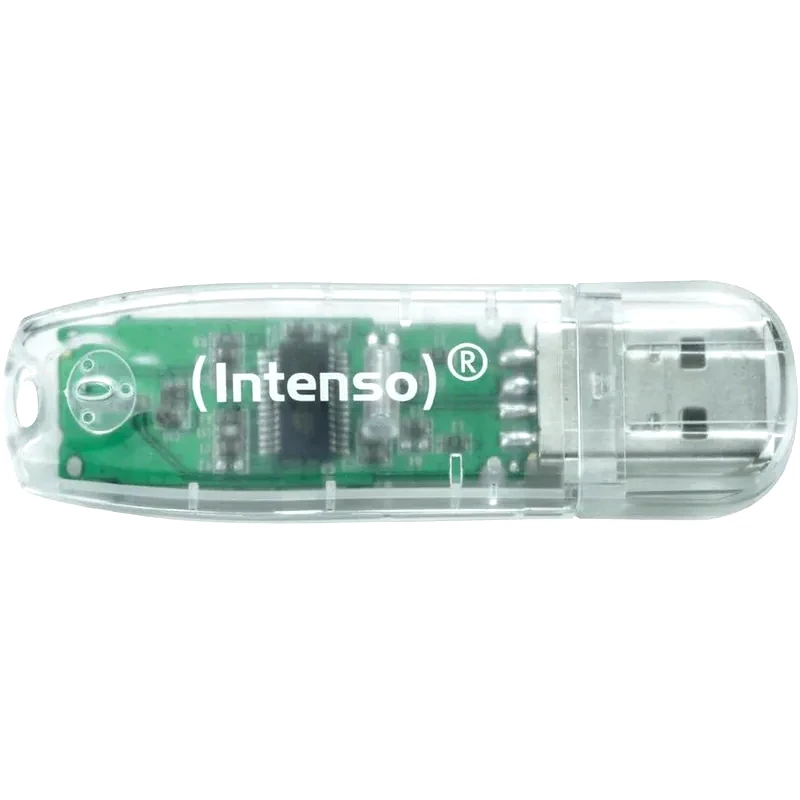 INTENSO Intenso Rainbow Line 32GB USB 2.0 Stick Γκρι