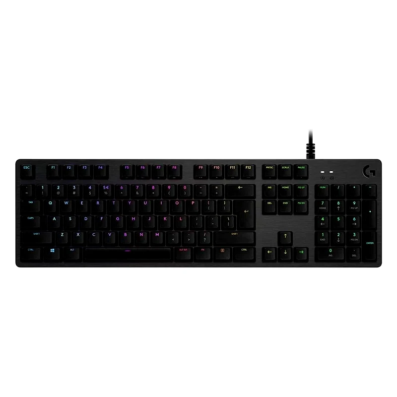 LOGITECH Logitech G G512 Gaming Μηχανικό Ενσύρματο Πληκτρολόγιο με GX Brown διακόπτες και RGB φωτισμό (US)