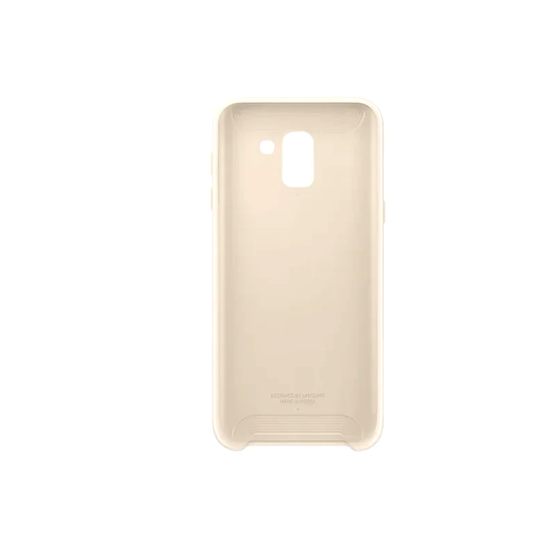 SAMSUNG Θήκη Samsung Galaxy J6 - Samsung Dual Silicone Cover - Χρυσό