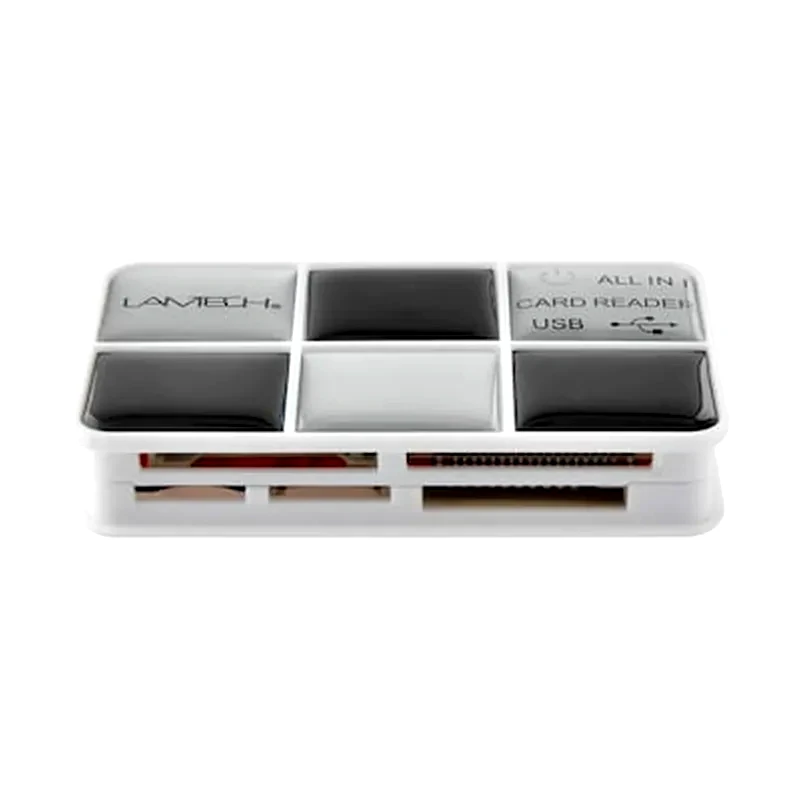LAMTECH Card reader Lamtech LAM050127 All in 1 Usb 2.0 - Ασημί