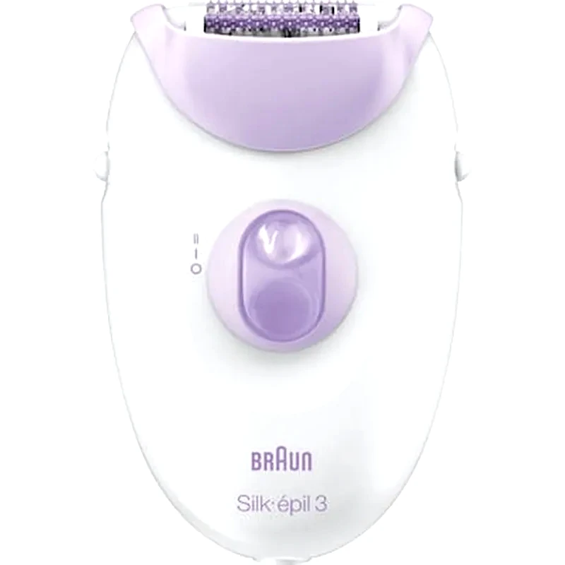BRAUN Αποτριχωτική Μηχανή Epilator BRAUN SILK EPIL 3 SE3170/12 Μωβ