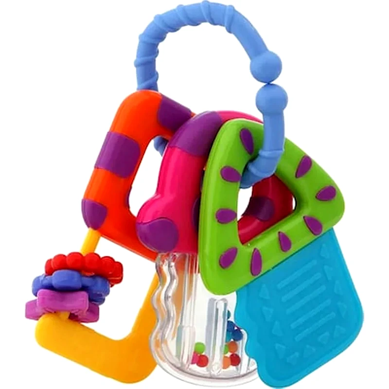 Kiokids Μασητικός Κρίκος Οδοντοφυΐας 3 Σπιτάκια 3+μ