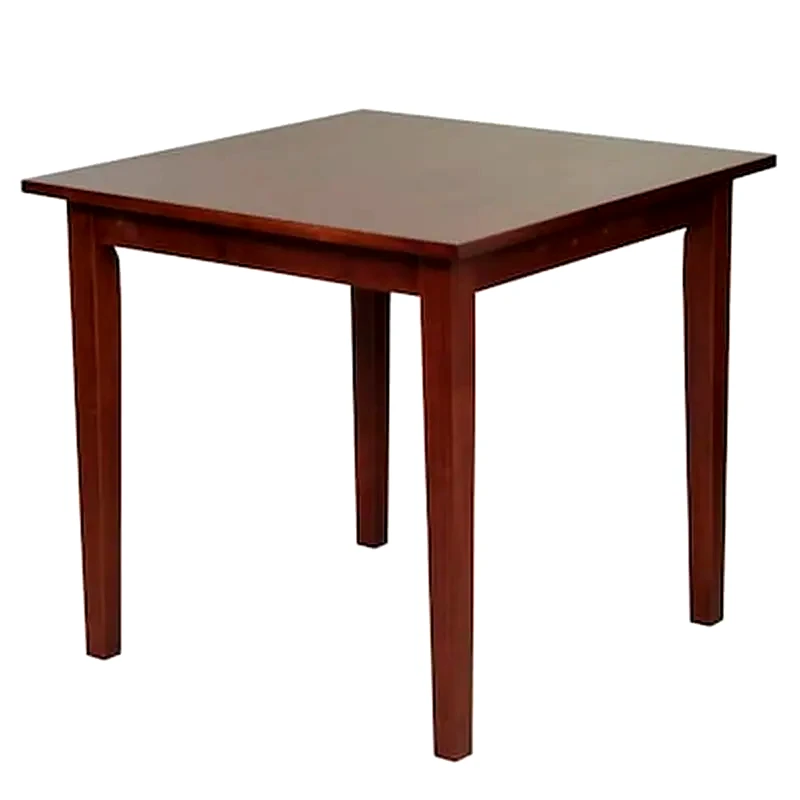 WOODWELL Τραπέζι Woodwell 80x80x74 cm Mdf Καρυδί C11476 - Καφέ