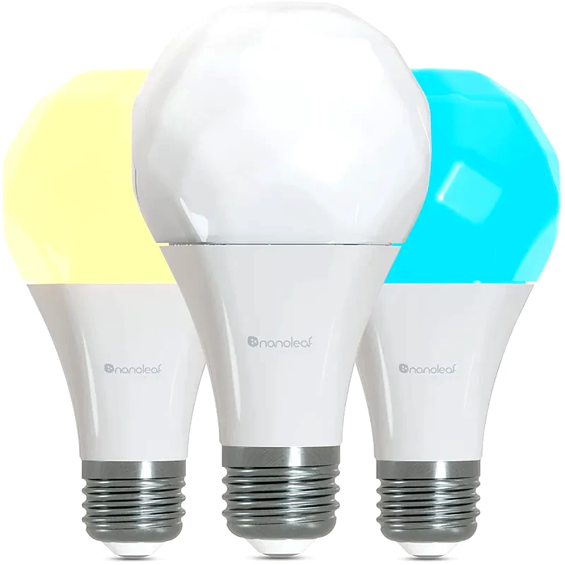 NANOLEAF Έξυπνες Λάμπες LED Nanoleaf E27 3 Τμχ - RGBW