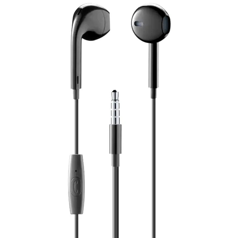 CELLULAR LINE Ακουστικά Handsfree Cellular Line Egg Capsule 3.5mm Jack - Μαύρο
