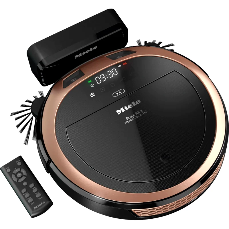 MIELE MIELE SCOUT RX3 HD-SPQ με Χαρτογράφηση Χώρου Μαύρο Σκούπα Ρομπότ