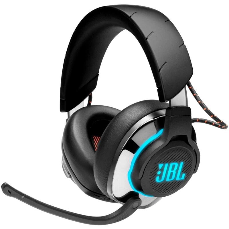 JBL JBL Quantum 810 Gaming Ασύρματα Ακουστικά Bluetooth/3.5mm/2.4 GHz με RGB Φωτισμό - Μαύρα