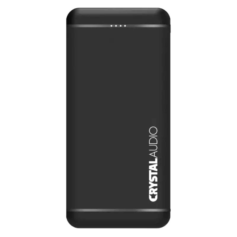 CRYSTAL AUDIO Powerbank Crystal Audio PBK3K 10.000mAh - Μαύρο